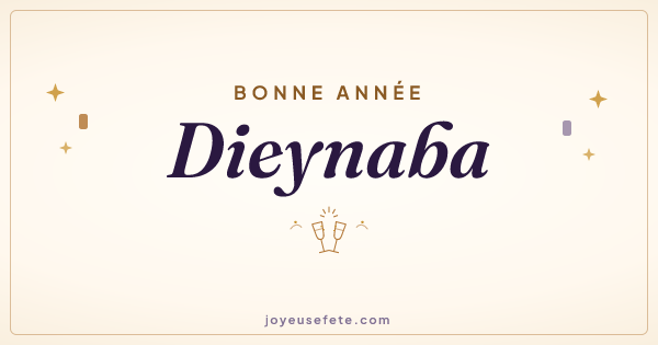 Image « Bonne année Dieynaba » au format large