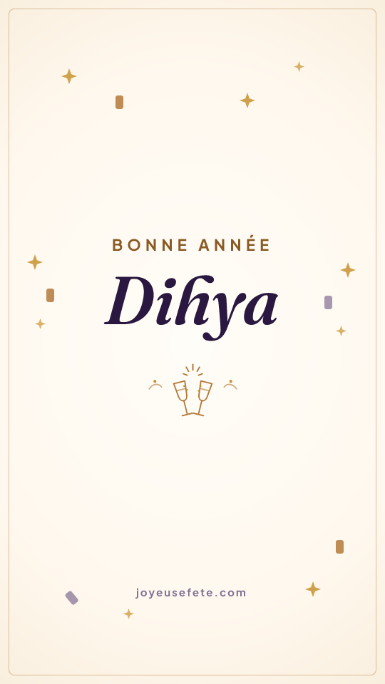 Image « Bonne année Dihya » au format story