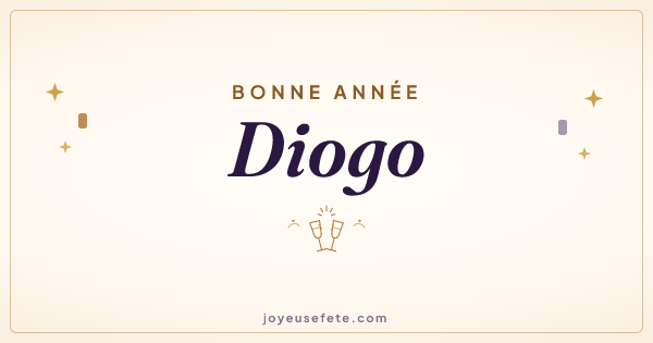 Image « Bonne année Diogo » au format large