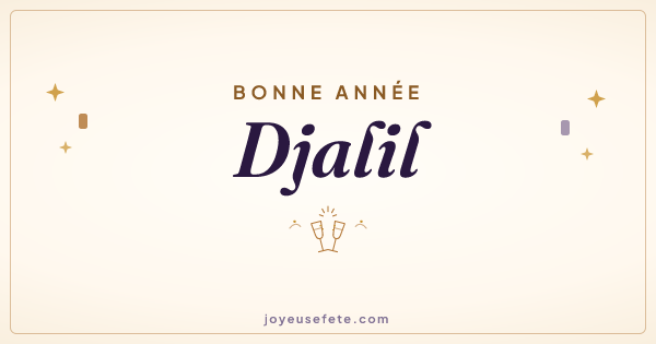 Image « Bonne année Djalil » au format large