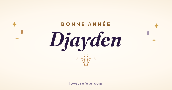 Image « Bonne année Djayden » au format large
