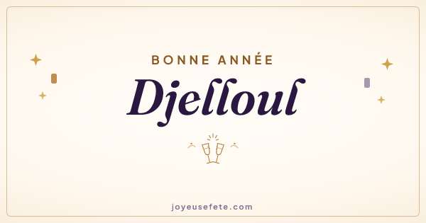 Image « Bonne année Djelloul » au format large