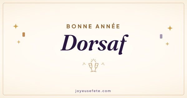 Image « Bonne année Dorsaf » au format large