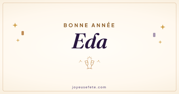 Image « Bonne année Eda » au format large