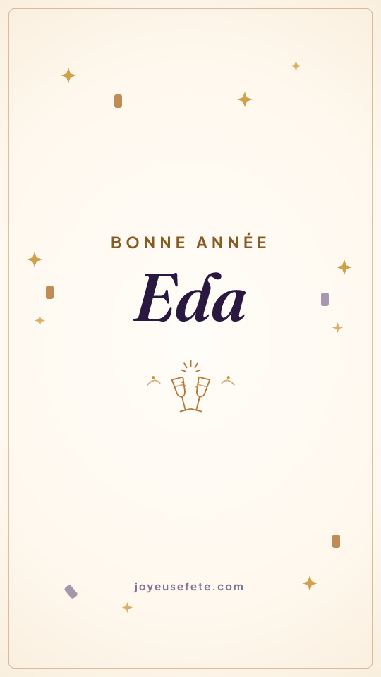 Image « Bonne année Eda » au format story
