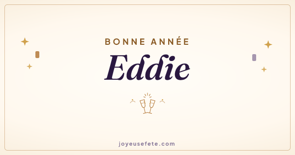 Image « Bonne année Eddie » au format large