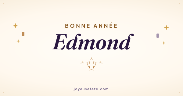 Image « Bonne année Edmond » au format large