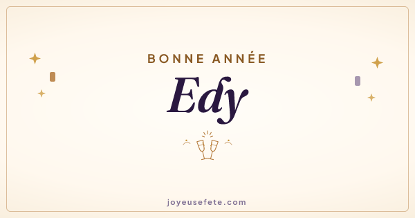 Image « Bonne année Edy » au format large