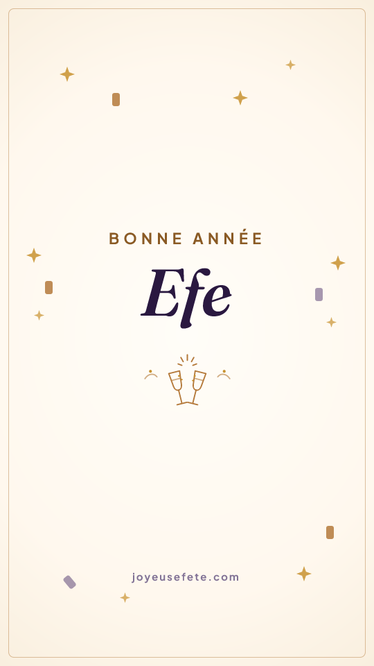 Image « Bonne année Efe » au format story
