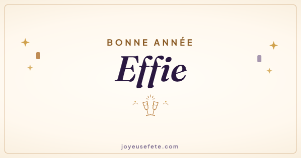 Image « Bonne année Effie » au format large