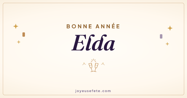 Image « Bonne année Elda » au format large