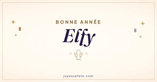 Image « Bonne année Elfy » au format large