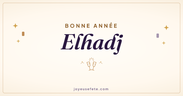 Image « Bonne année Elhadj » au format large