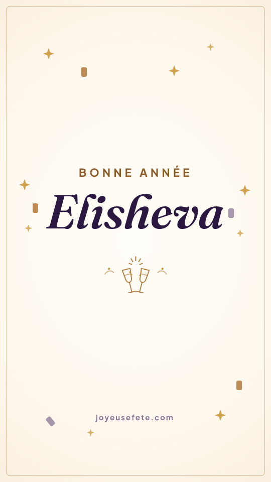 Image « Bonne année Elisheva » au format story