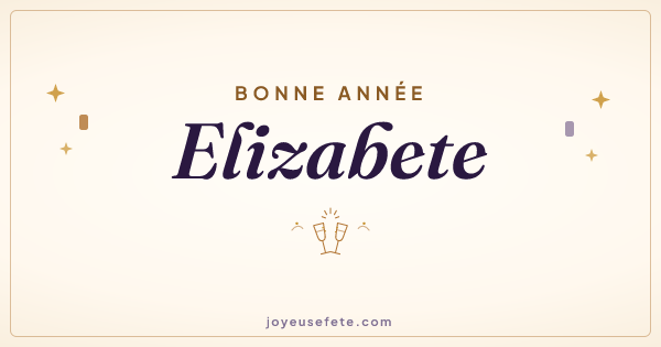 Image « Bonne année Elizabete » au format large