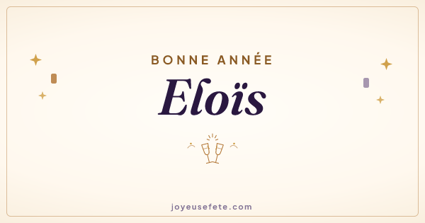 Image « Bonne année Eloïs » au format large