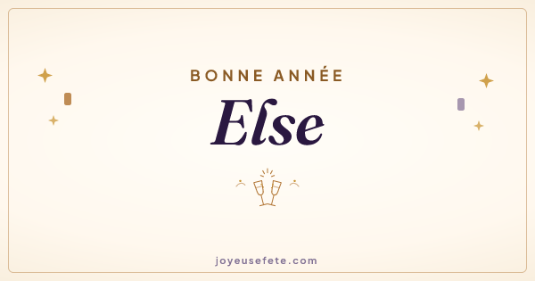 Image « Bonne année Else » au format large