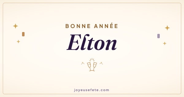 Image « Bonne année Elton » au format large