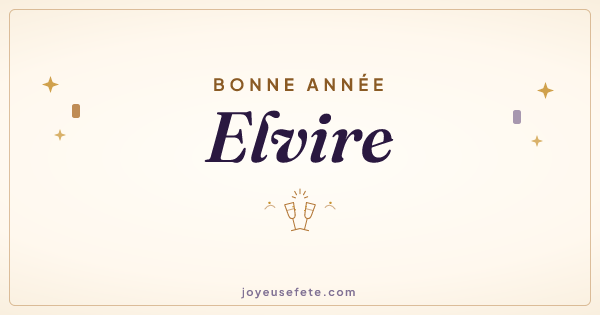 Image « Bonne année Elvire » au format large