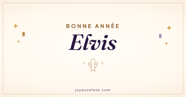 Image « Bonne année Elvis » au format large