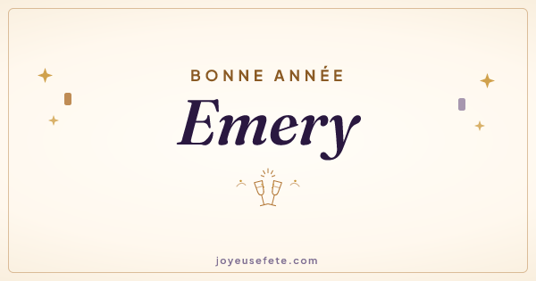 Image « Bonne année Emery » au format large