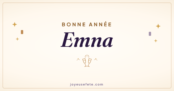 Image « Bonne année Emna » au format large
