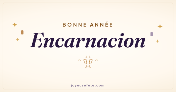 Image « Bonne année Encarnacion » au format large