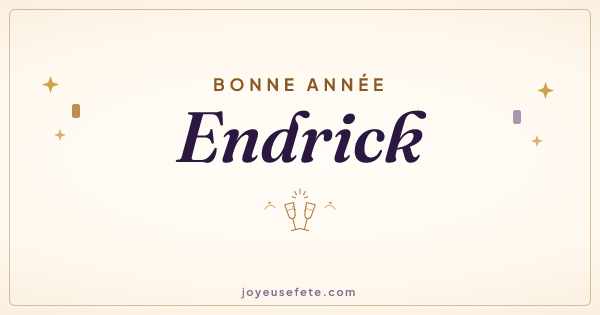 Image « Bonne année Endrick » au format large