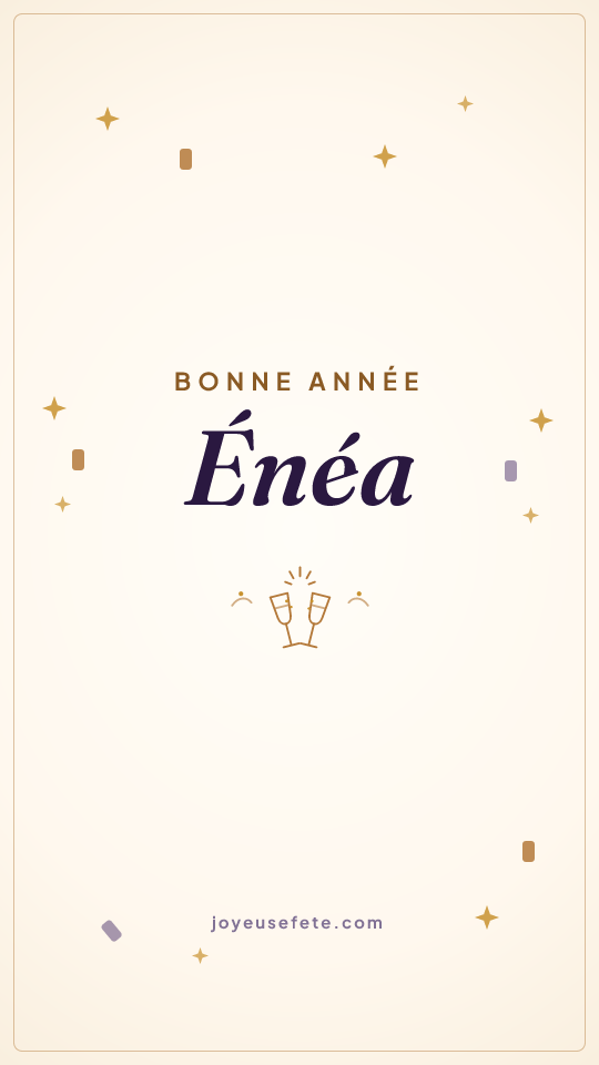 Image « Bonne année Énéa » au format story