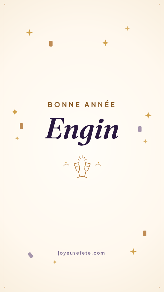 Image « Bonne année Engin » au format story
