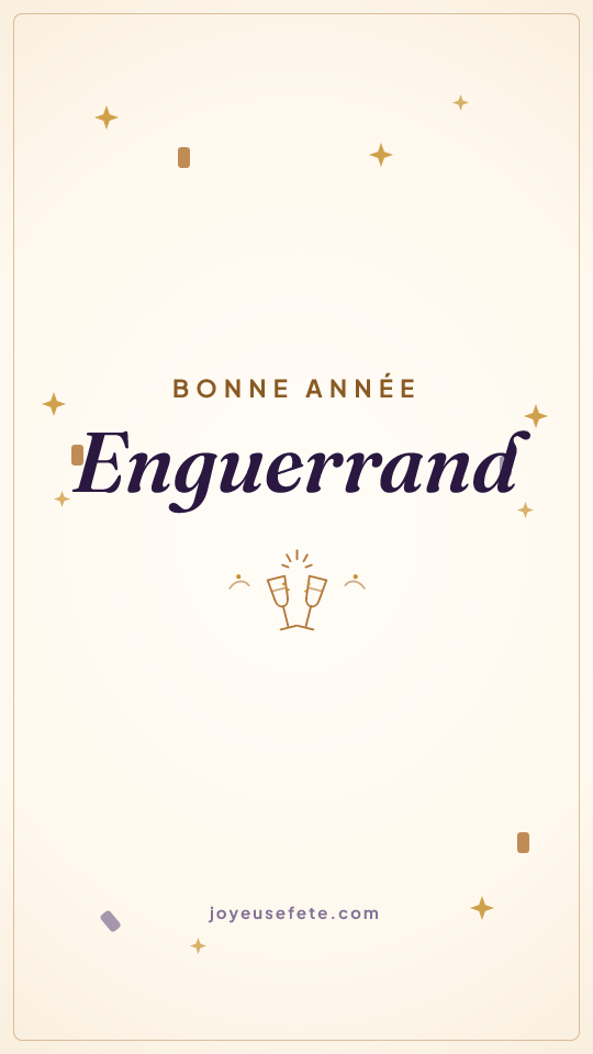 Image « Bonne année Enguerrand » au format story