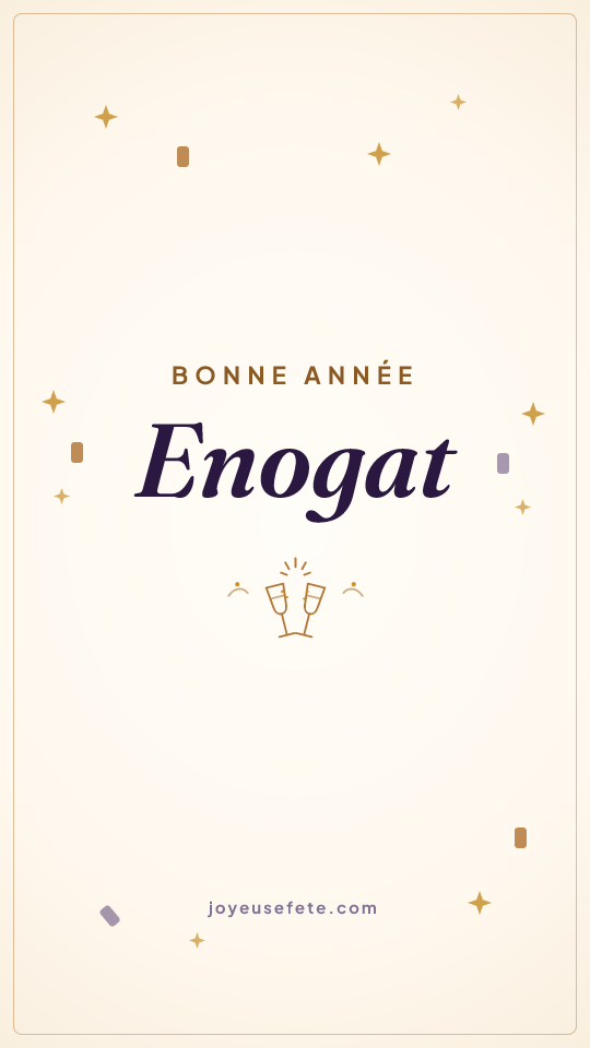 Image « Bonne année Enogat » au format story