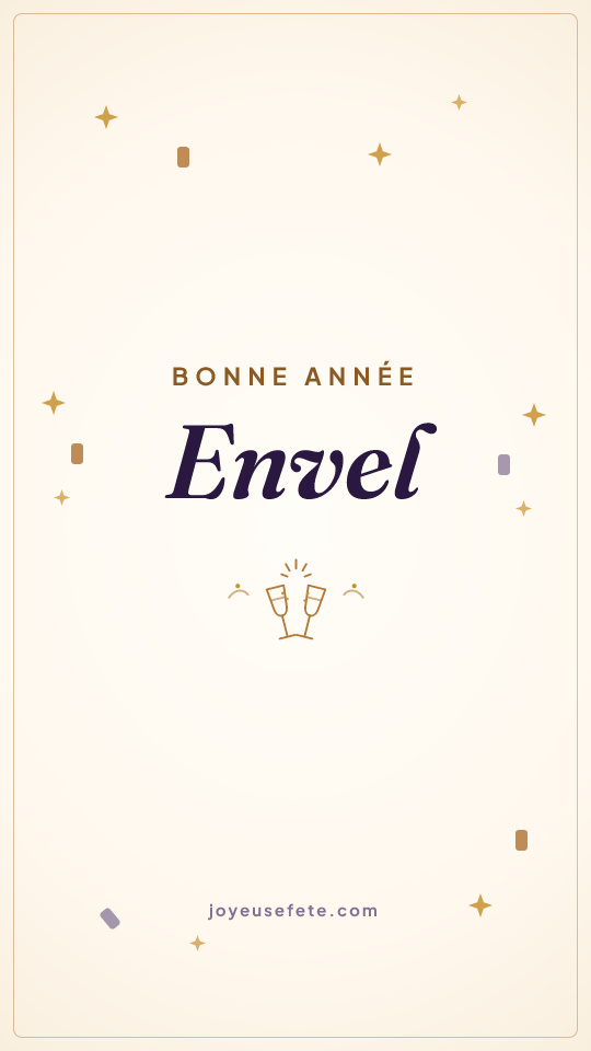 Image « Bonne année Envel » au format story