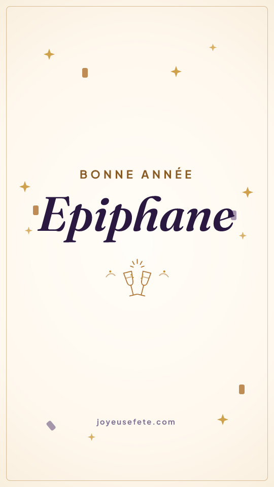 Image « Bonne année Epiphane » au format story