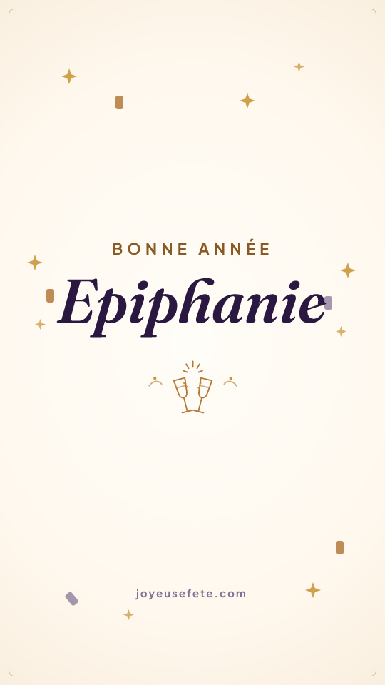Image « Bonne année Epiphanie » au format story