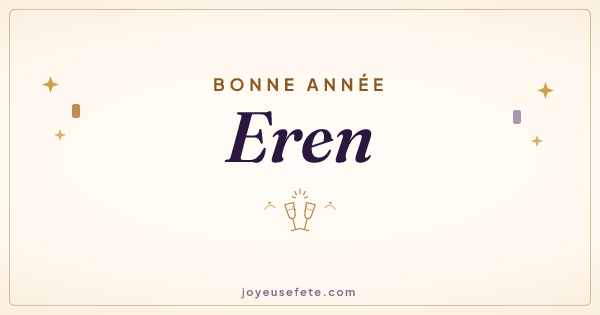 Image « Bonne année Eren » au format large
