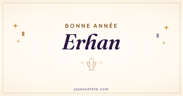 Image « Bonne année Erhan » au format large