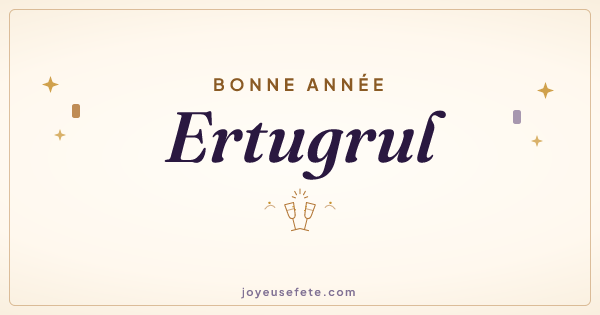 Image « Bonne année Ertugrul » au format large