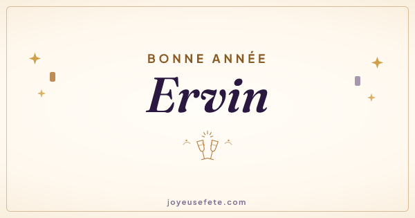 Image « Bonne année Ervin » au format large