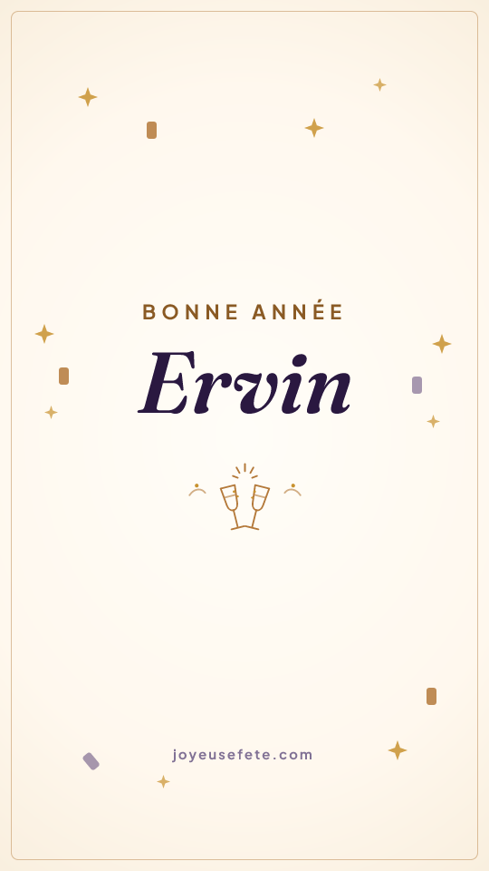 Image « Bonne année Ervin » au format story