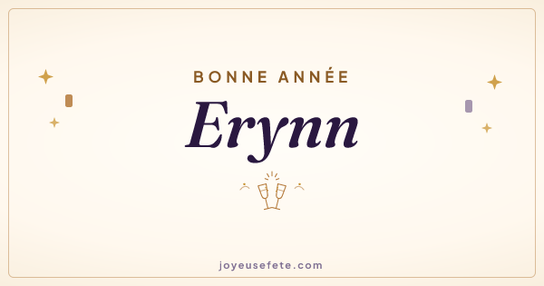 Image « Bonne année Erynn » au format large