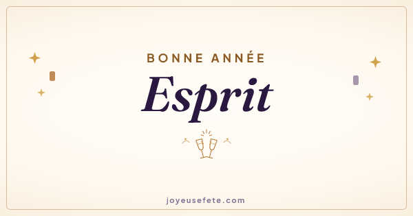 Image « Bonne année Esprit » au format large