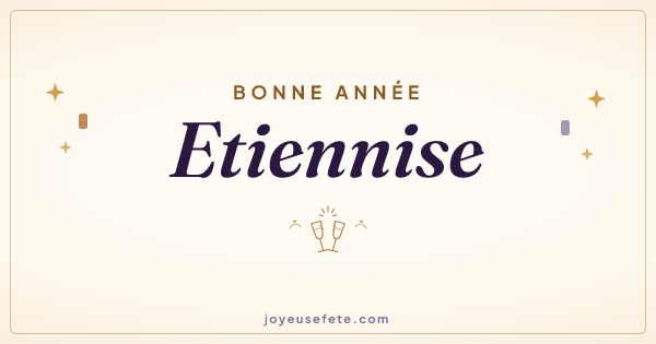 Image « Bonne année Etiennise » au format large