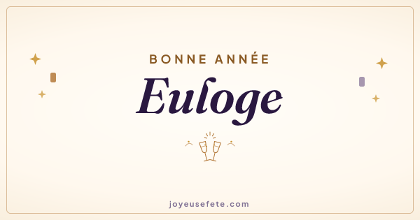 Image « Bonne année Euloge » au format large