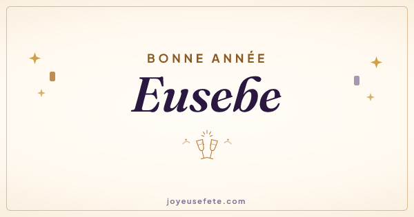Image « Bonne année Eusebe » au format large