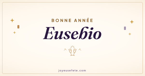 Image « Bonne année Eusebio » au format large