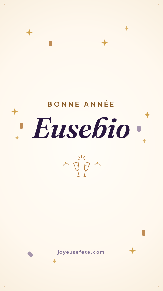 Image « Bonne année Eusebio » au format story