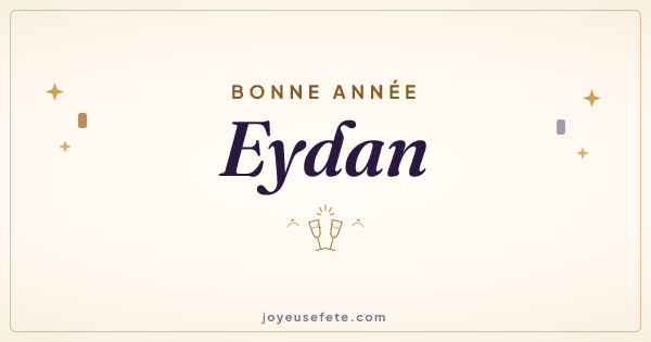 Image « Bonne année Eydan » au format large