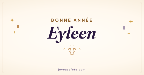 Image « Bonne année Eyleen » au format large