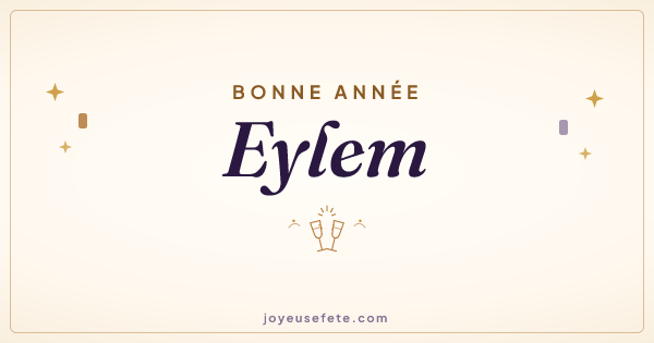 Image « Bonne année Eylem » au format large